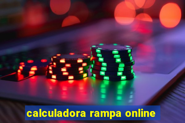 calculadora rampa online